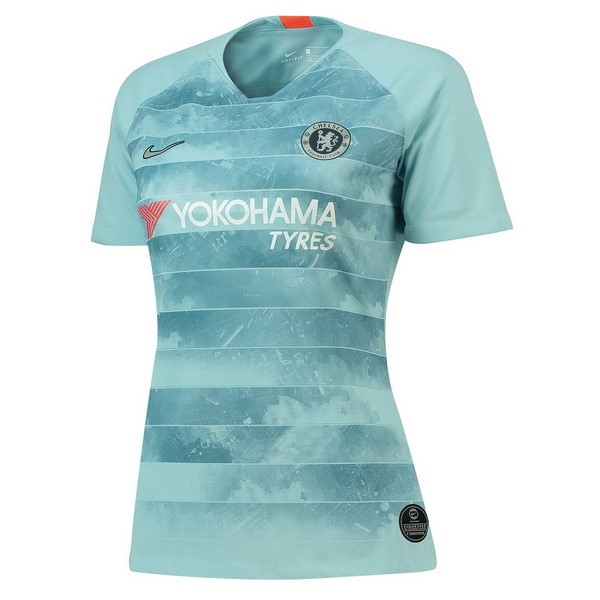 Camiseta Chelsea 3ª Mujer 2018-2019 Azul
